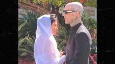 Kourtney Kardashian & Travis Barker Married (For Real) in Santa Barbara