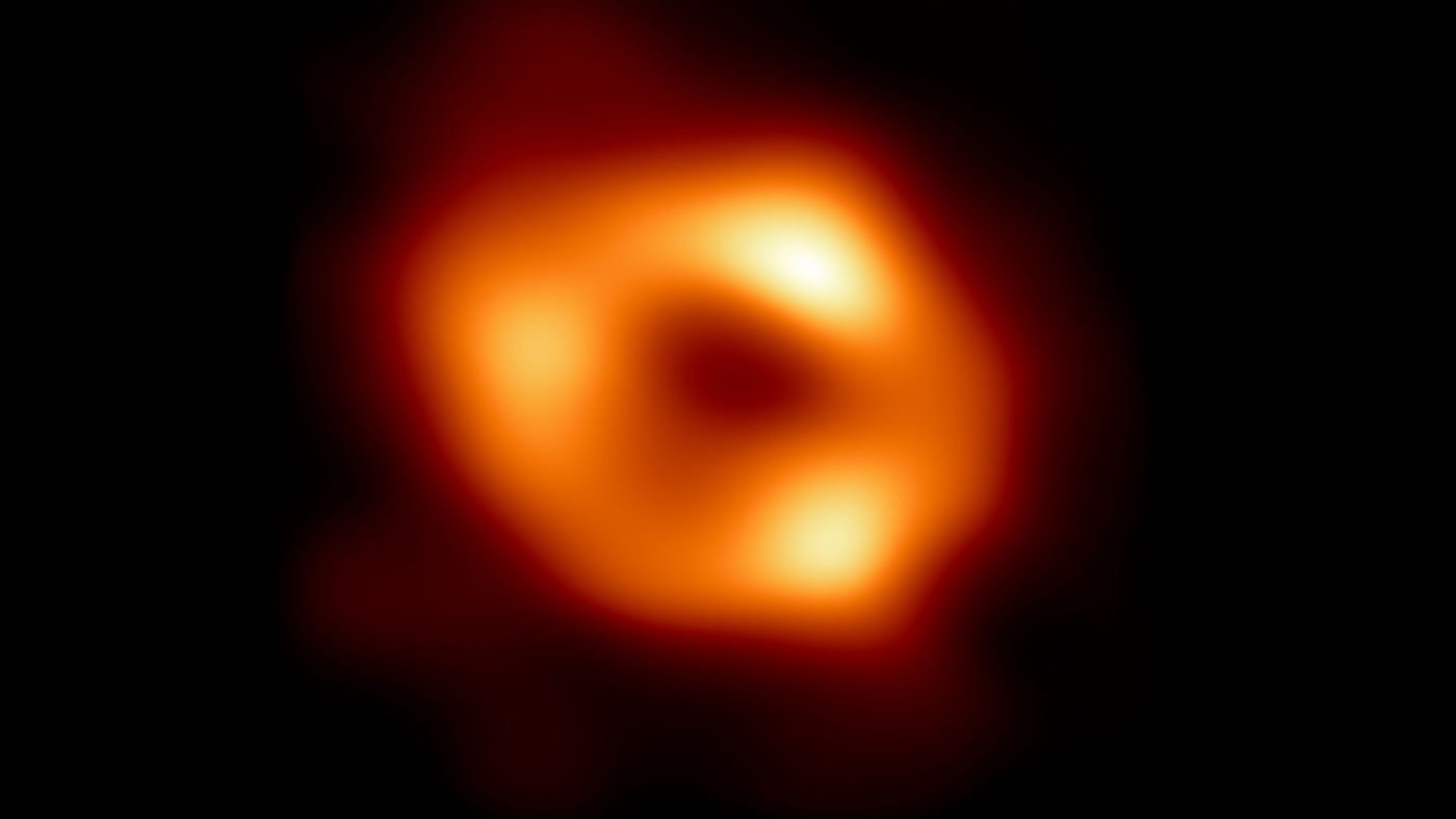 This is the first image of the black hole at the heart of the Milky Way : NPR