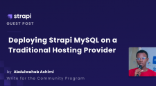 How to Deploy Strapi MySQL on a Traditional Hosting Provider