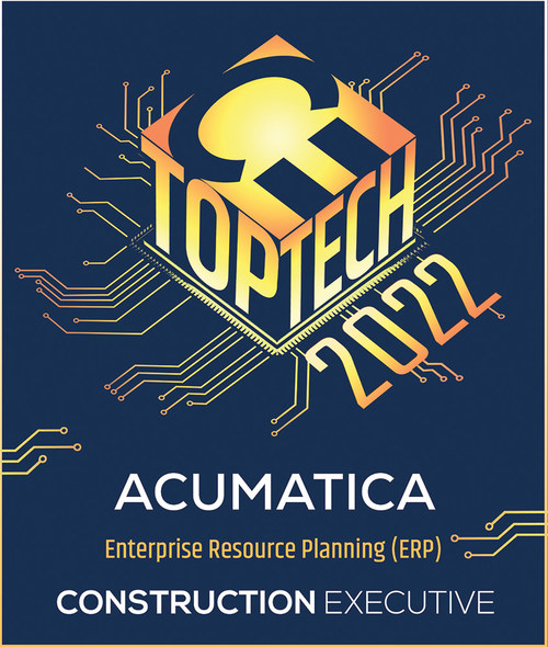Acumatica Again Named a Top Construction Technology Provider by Construction Executive Magazine