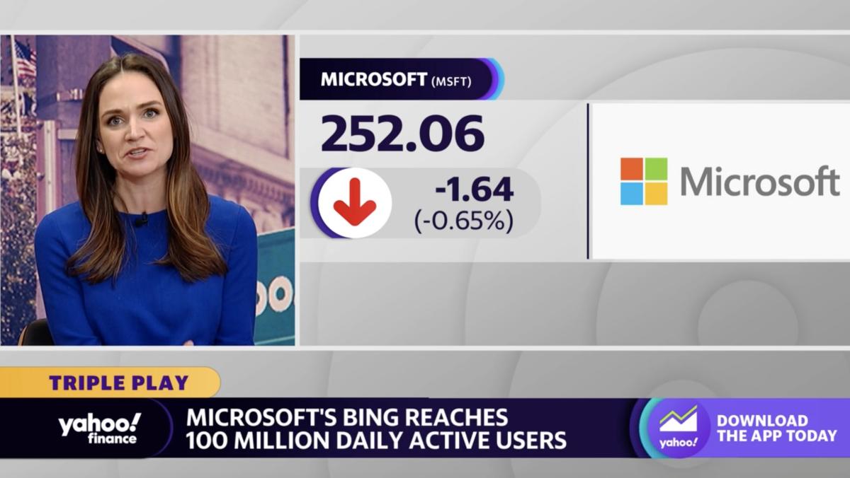 Microsoft search engine Bing reaches 100 million daily active users after ChatGPT adoption