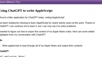 Using ChatGPT to write AppleScript