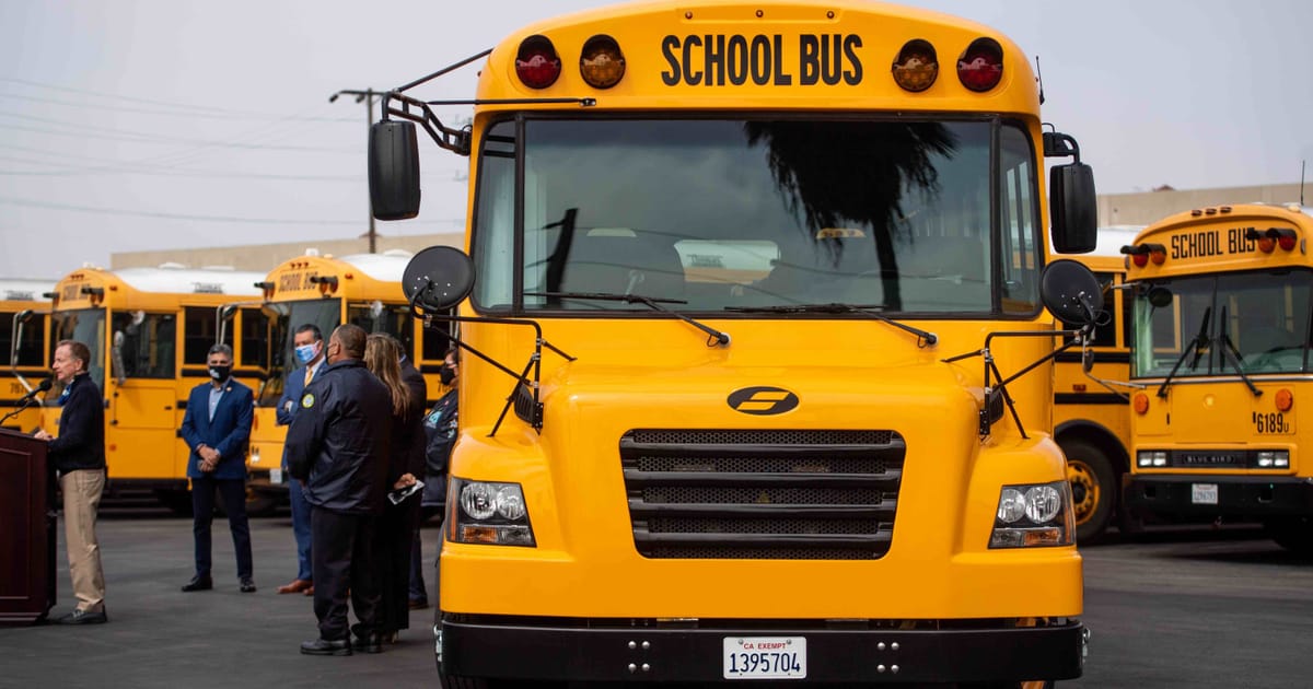 How US school buses are going electric, in four charts