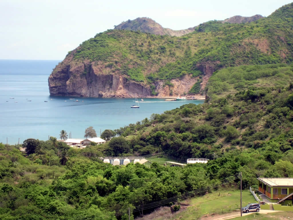 Modern-day Montserrat, an idyllic beach