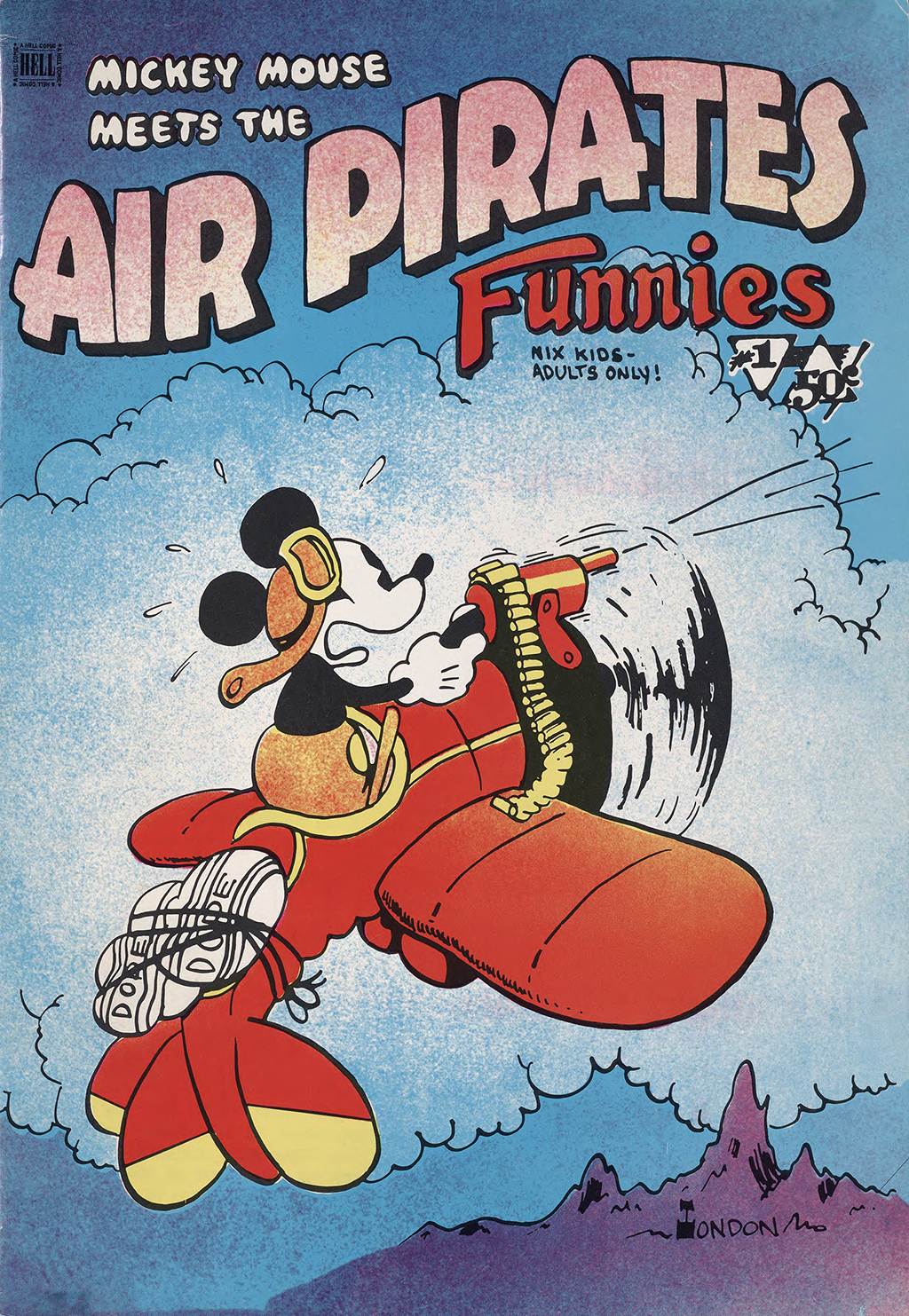 Cover of Mickey Mouse Meets the Air Pirates Funnies