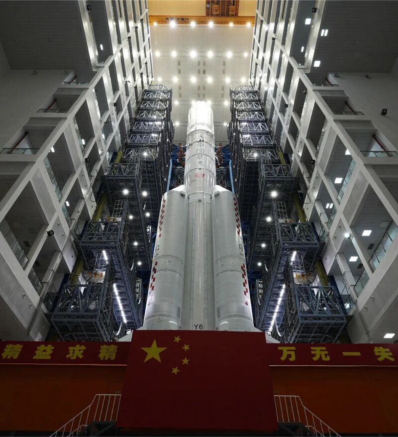 A Long March 5 rocket, the largest launcher in China's inventory, deployed a classified Chinese military satellite into orbit Friday.