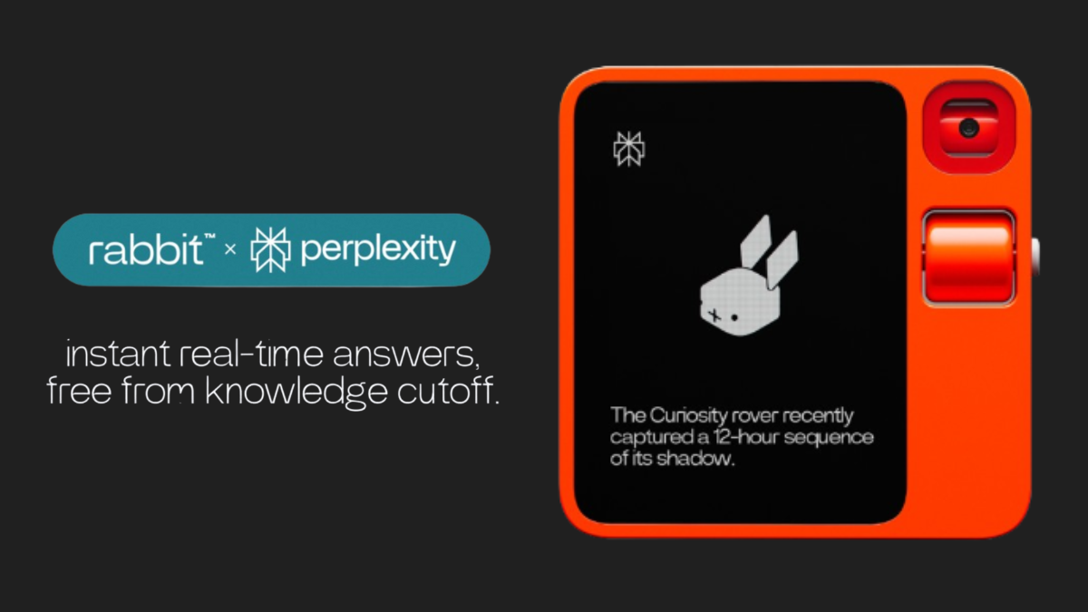 Rabbit Inc. Has Partnered With Perplexity AI - Rabbit r1 AI Device Will Use Perplexity AI for Live Up-to-Date Responses Without Any Knowledge Cutoff